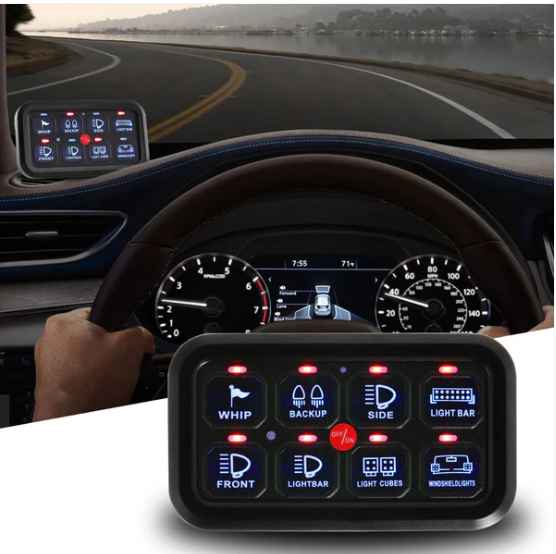 Universal Car Off Road Light Rocker Switch Panel