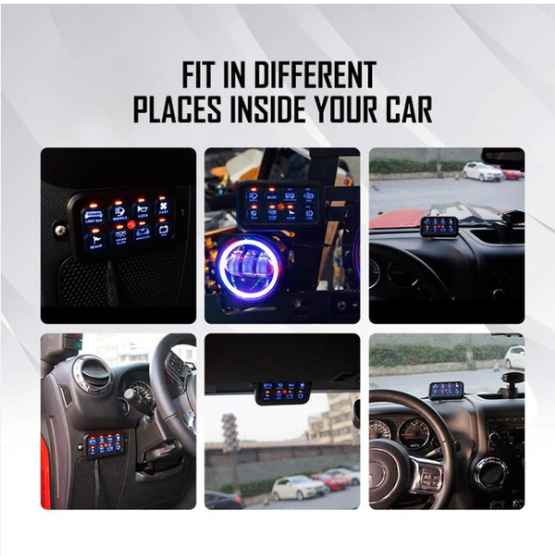 Universal Car Off Road Light Rocker Switch Panel